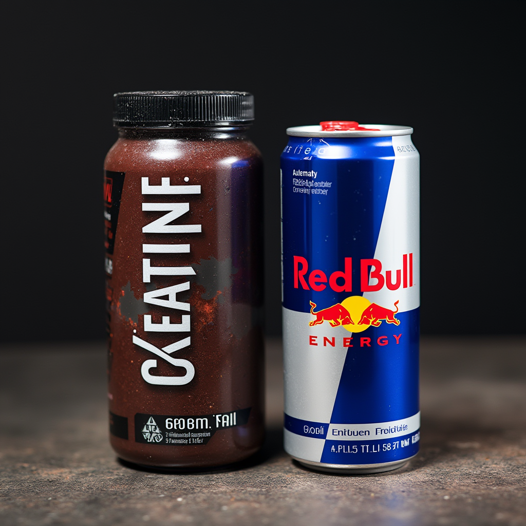 mix Creatine with Red Bull