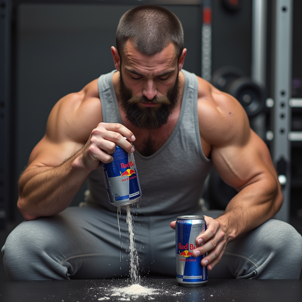 mix creatine with red bull 